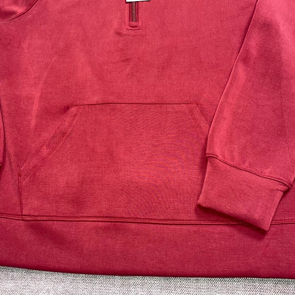 All in Motion Airy Sleek Sweatshirt Women's XS Maroon Stretch Comfort Half Zip - Picture 2 of 11
